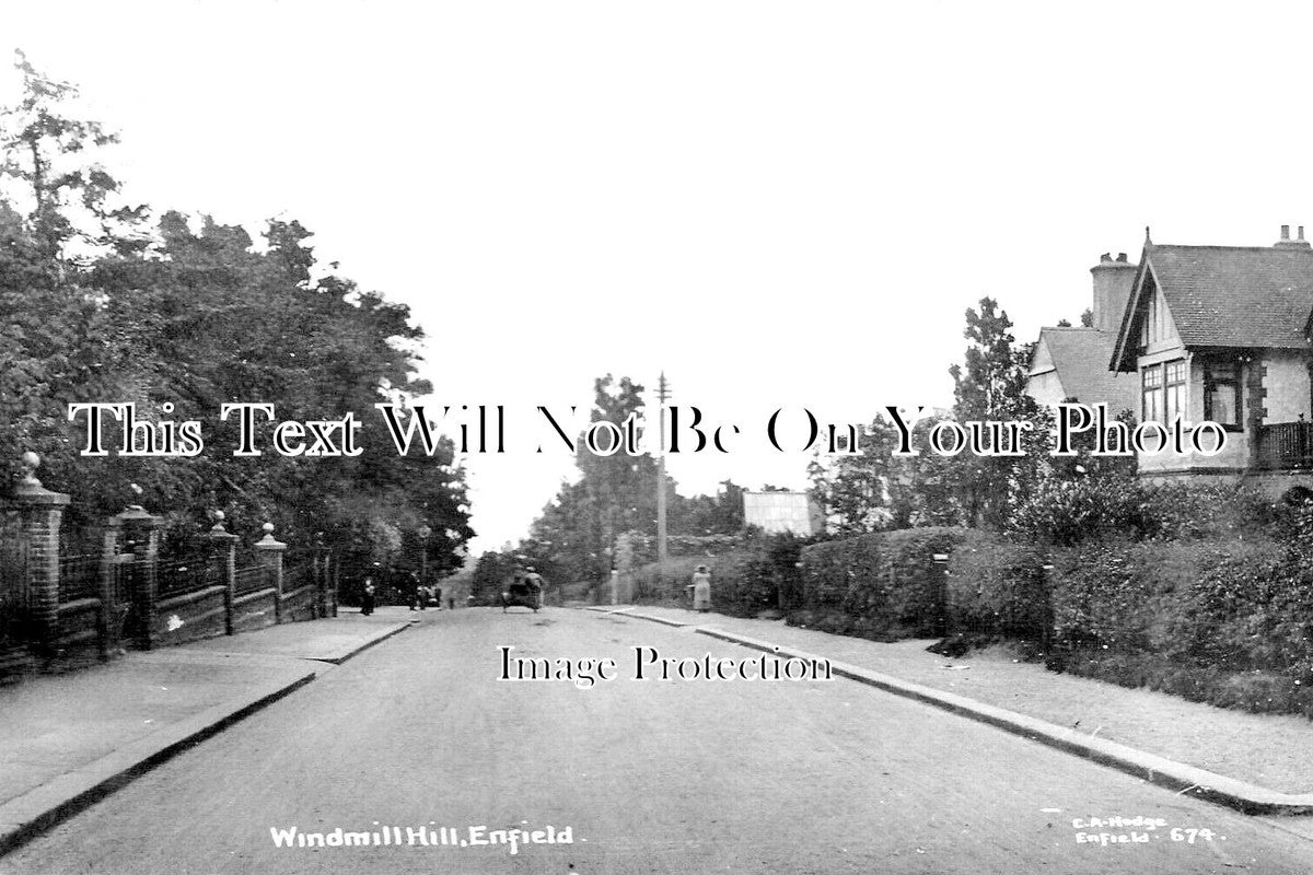 LO 5353 - Windmill Hill, Enfield, London c1914