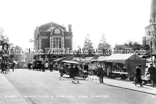 LO 5394 - Market Place & Town Hall, Hemel Hempstead, London