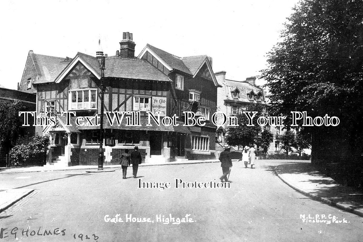 LO 5439 - Gate House, Highgate, London c1923