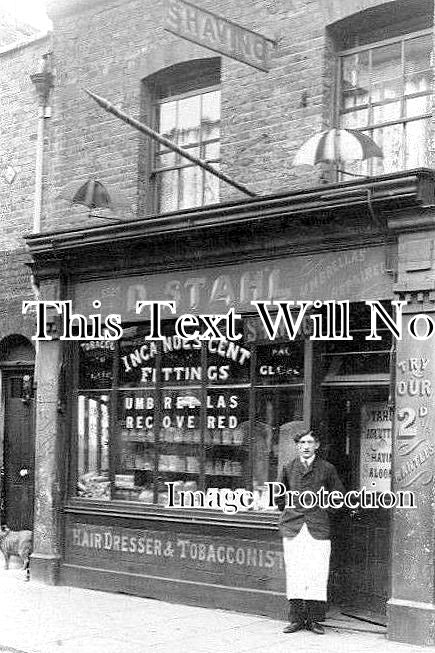 LO 5490 - D Stahl Hairdressers Shop, Mile End Old Town, London