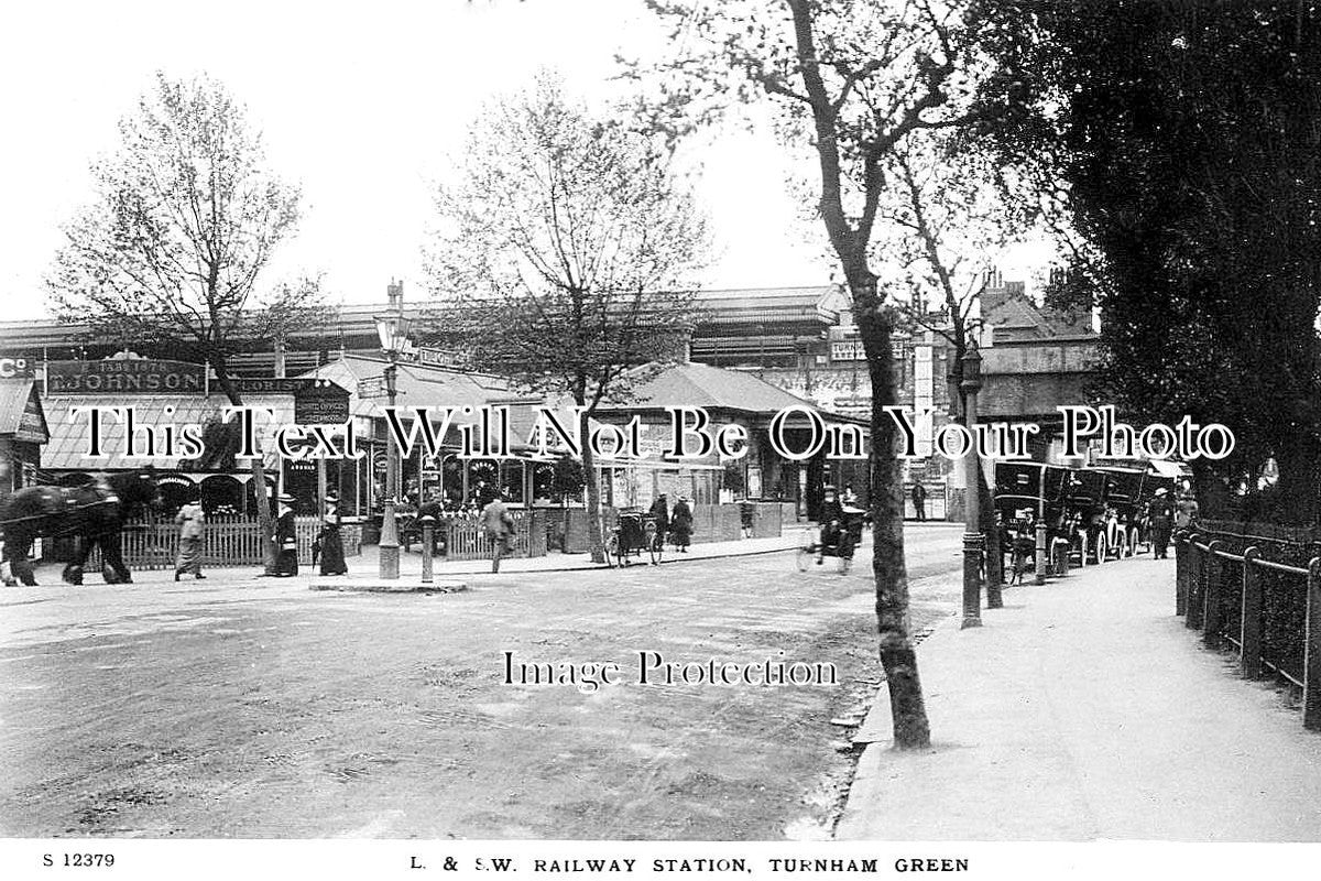LO 5502 - Turnham Green L&SW Railway Station, Chiswick, London