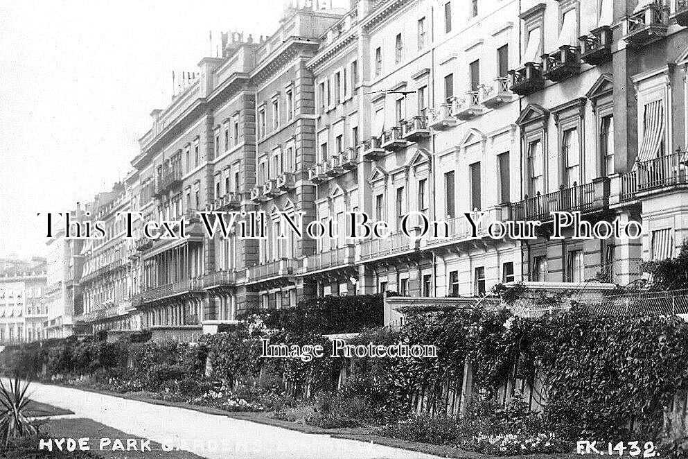 LO 5566 - Hyde Park Gardens, London c1910