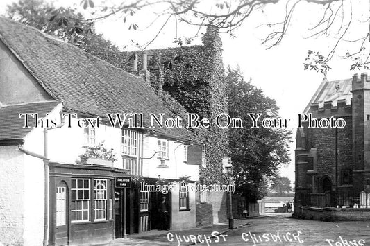 LO 5645 - Church Street, Chiswick, London c1920