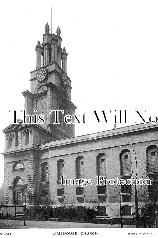 LO 5646 - Limehouse Church, London c1909