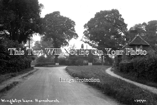 LO 5691 - Wingletre Lane, Hornchurch, London c1932