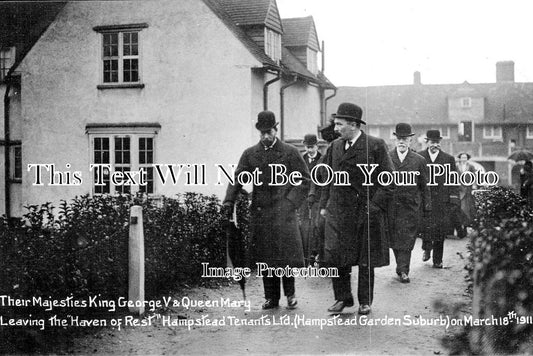 LO 5746 - Royal Visit To Haven Of Rest, Hampstead Garden, London