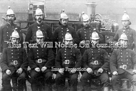 LO 5764 - Woolwich Fire Brigade & Engine, Woolwich, London