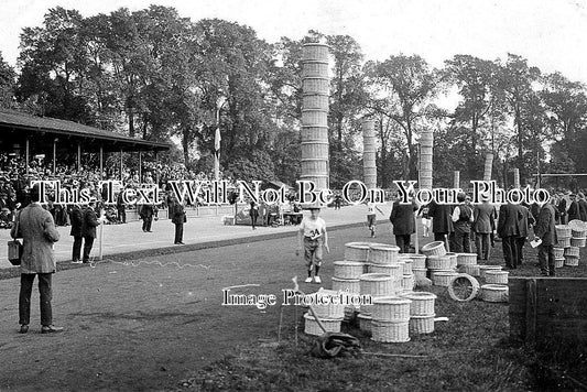 LO 5767 - Market Traders Basket Race, Herne Hill Cycle Track, London c1913
