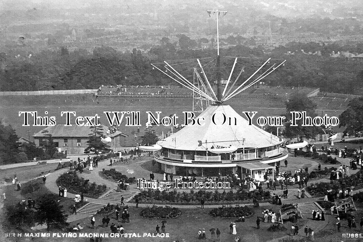 LO 5802 - Maxims Flying Machine, Crystal Palace, London