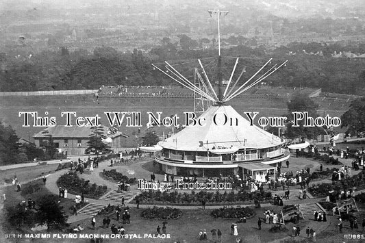 LO 5802 - Maxims Flying Machine, Crystal Palace, London