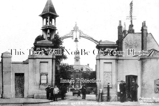 LO 5810 - Dockyard Gates, Woolwich, London