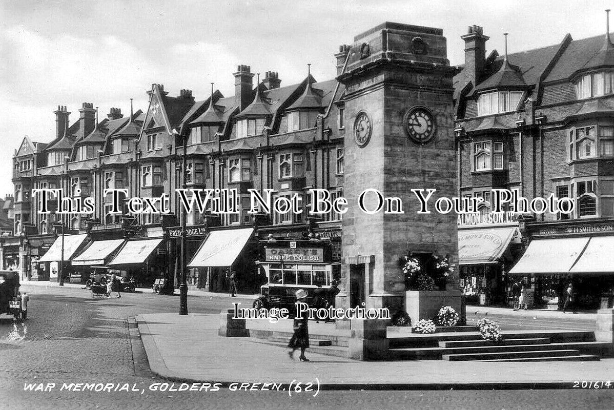 LO 5815 - War Memorial, Golders Green, London WW1