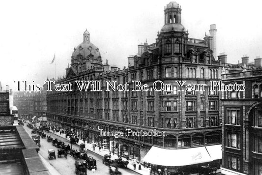 LO 5851 - Harrods Stores, Brompton Road, London c1908