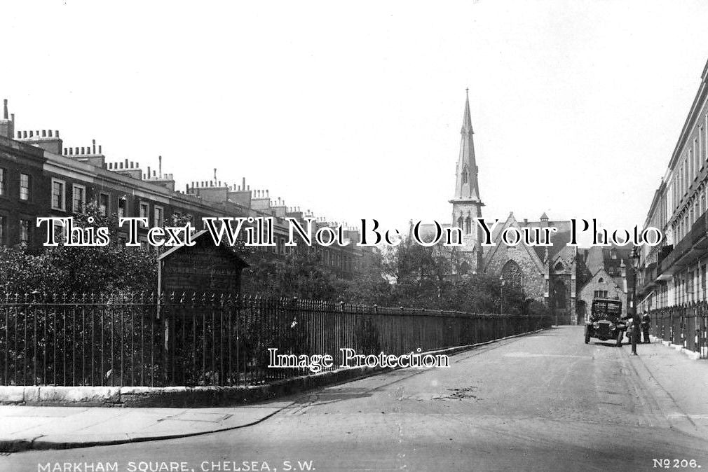 LO 5874 - Markham Square, Chelsea, London c1910