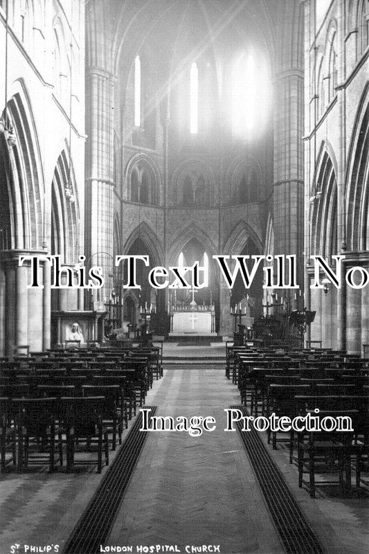 LO 5879 - St Philips, London Hospital Church, Stepney, London