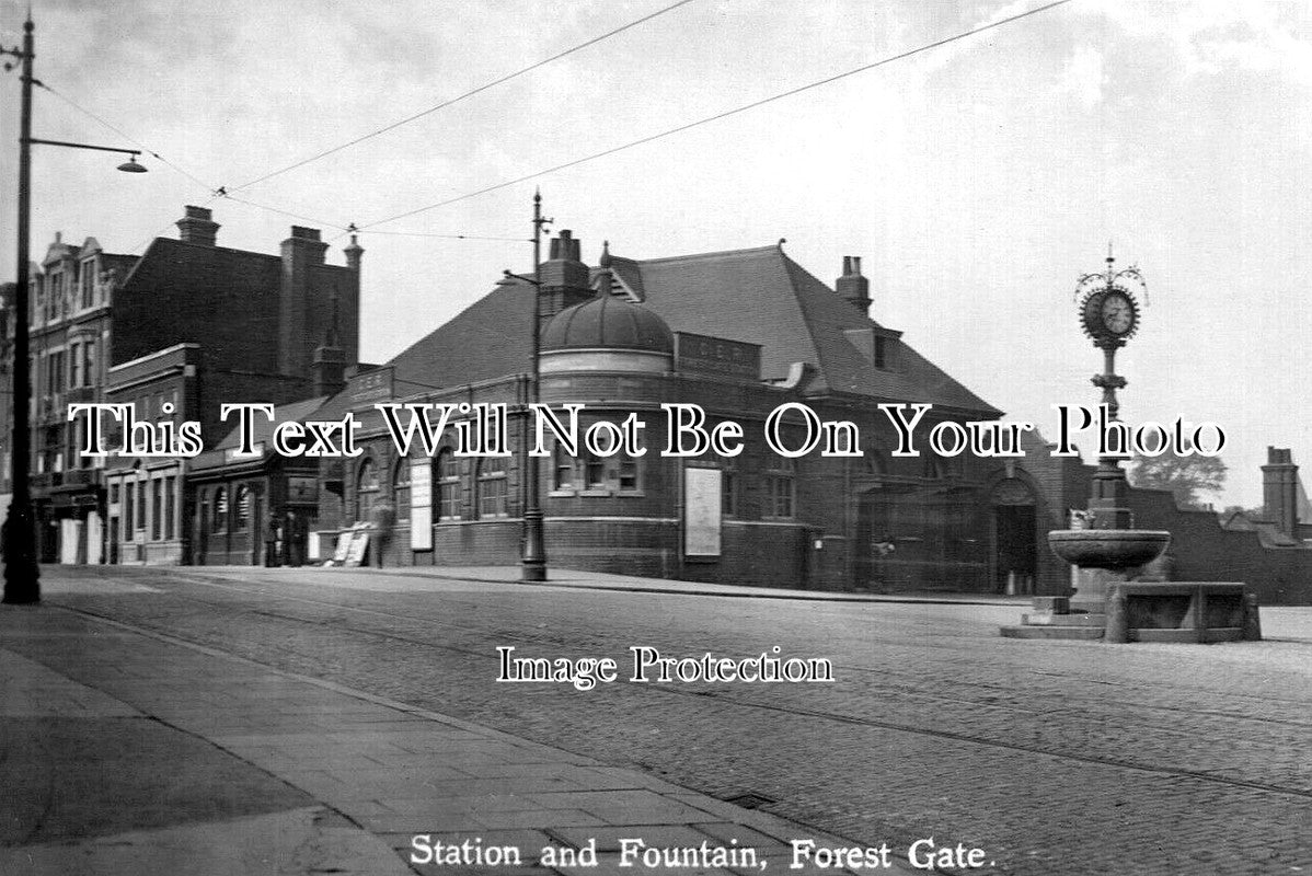 LO 5962 - Forest Hill Railway Station & Fountain, London