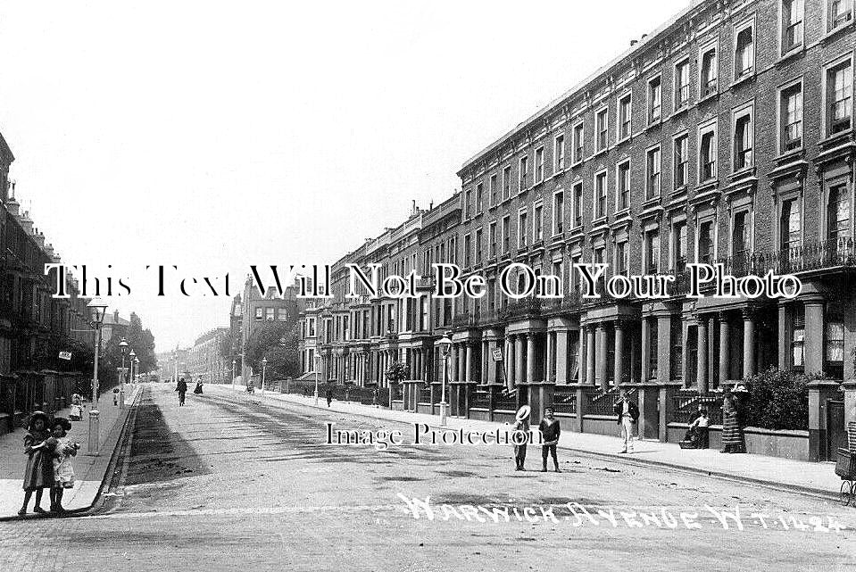 LO 5974 - Warwick Avenue, Maida Vale, London c1914