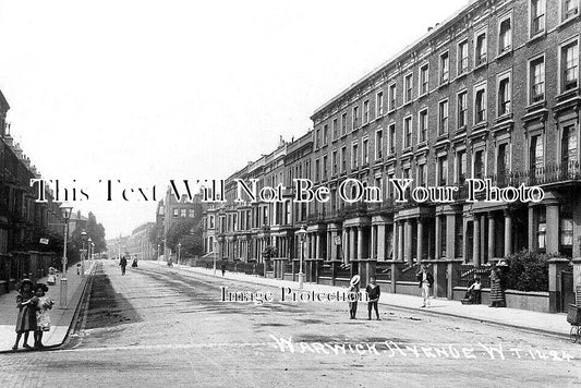 LO 5974 - Warwick Avenue, Maida Vale, London c1914