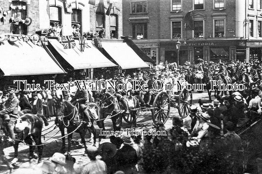 LO 5987 - Military In Camberwell, London 1915 WW1