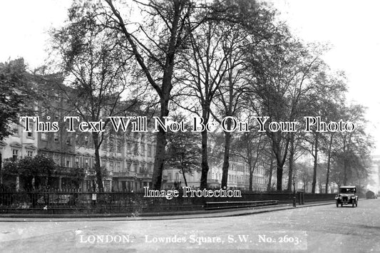 LO 5994 - Lowndes Square, Chelsea, London c1915