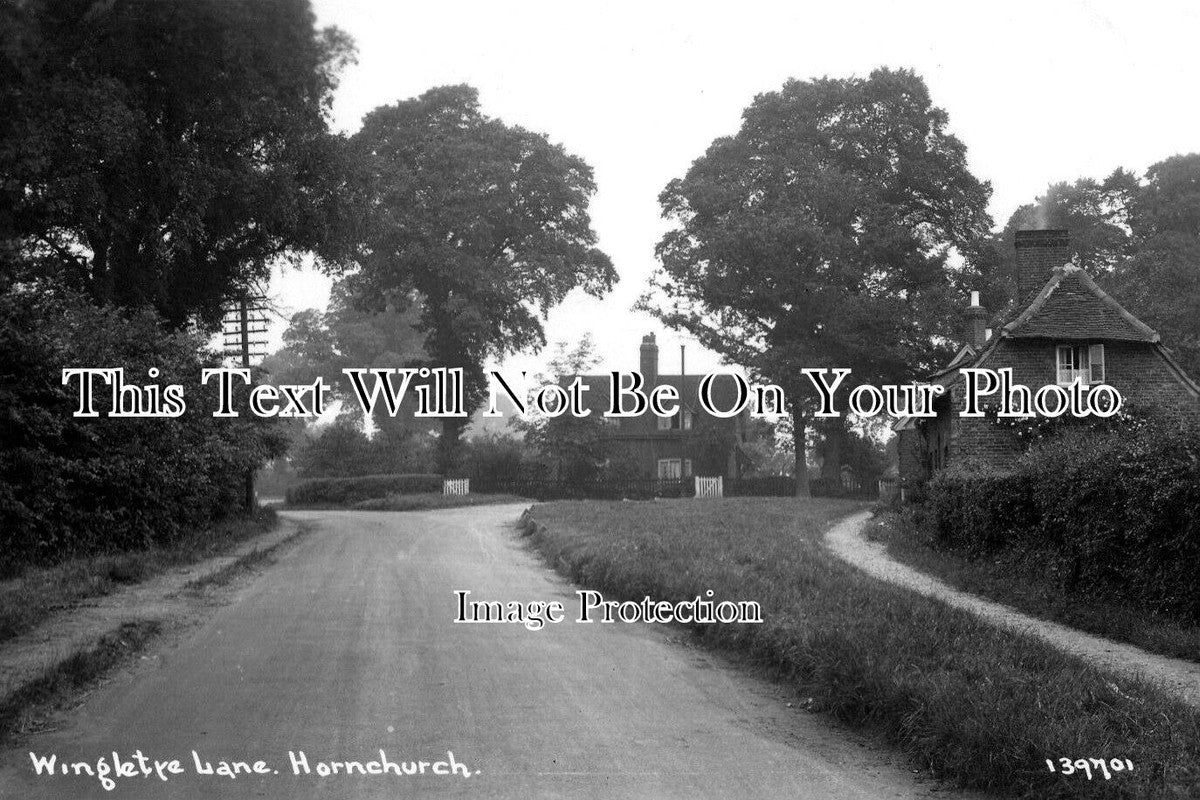 LO 6017 - Wingletre Lane, Hornchurch, London c1932