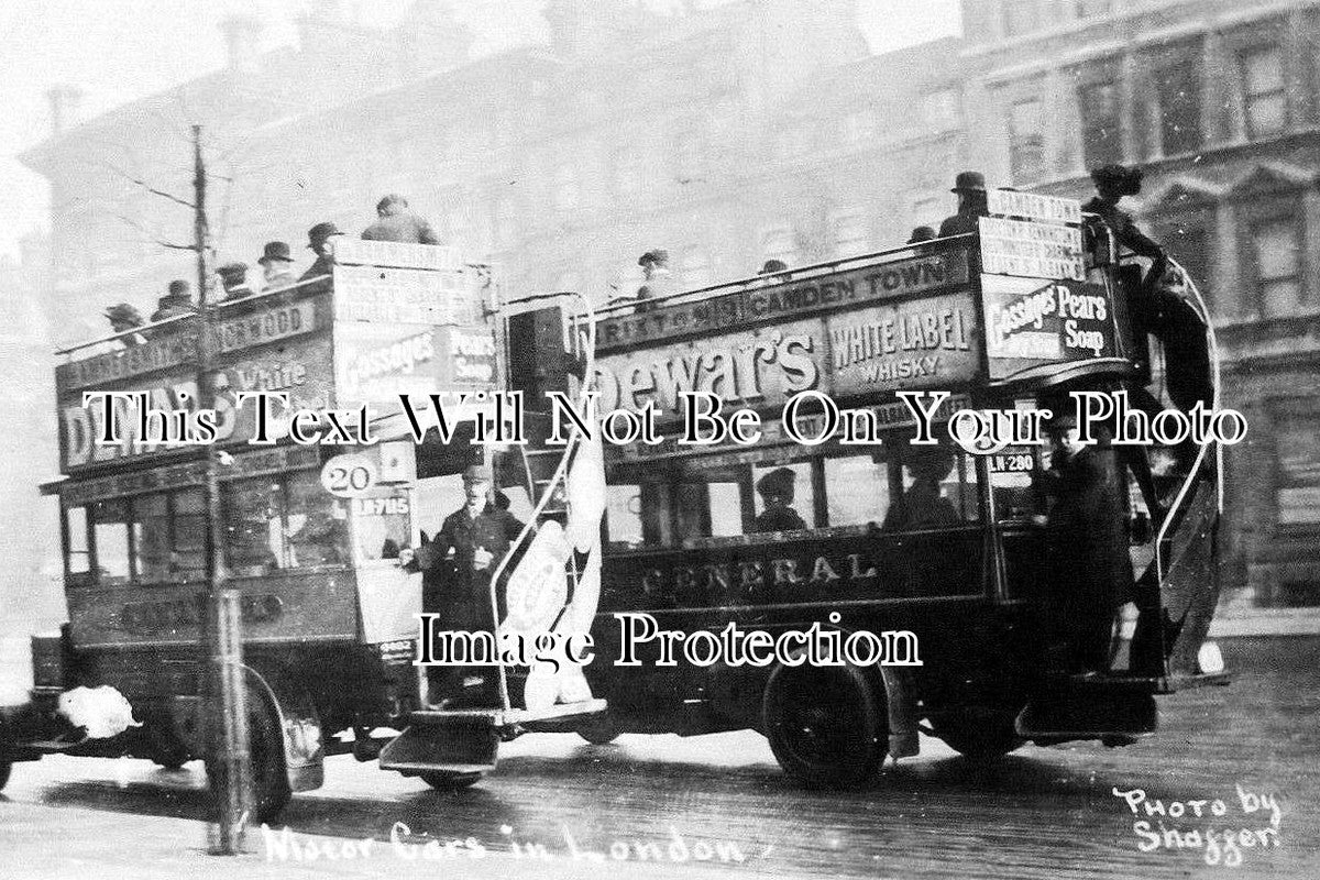 LO 6043 - Vintage General Motor Bus, Omnibus, London