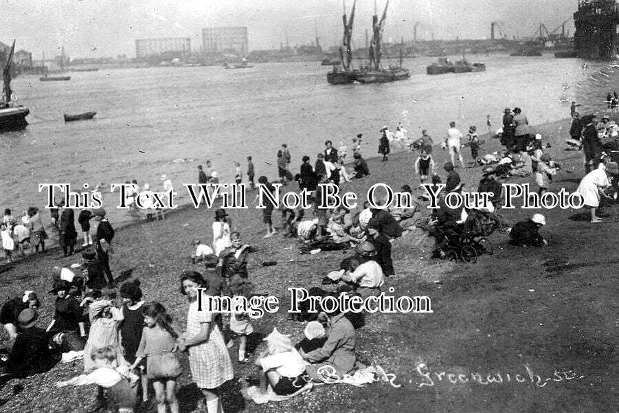 LO 6055 - The Beach, Greenwich, London c1927