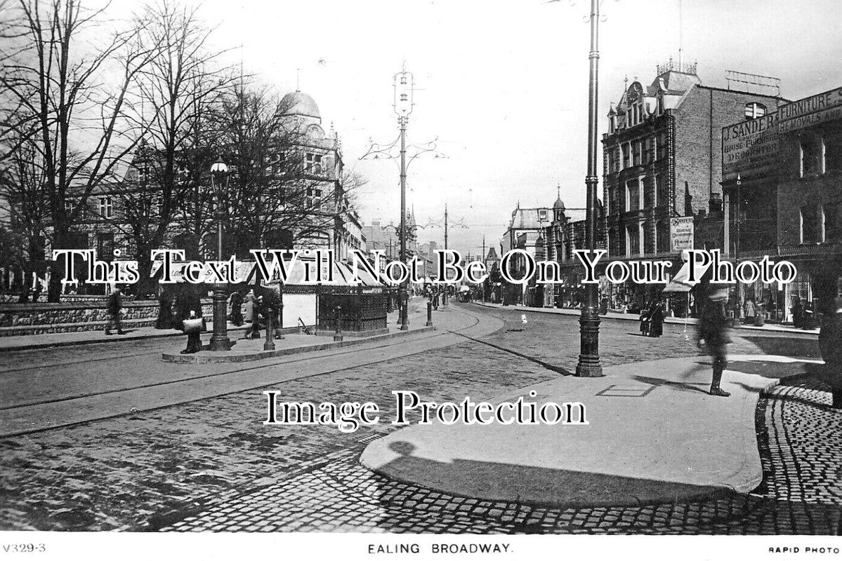 LO 6086 - Ealing Broadway, London c1909
