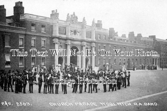 LO 6128 - Church Parade, Woolwich RA Band, London