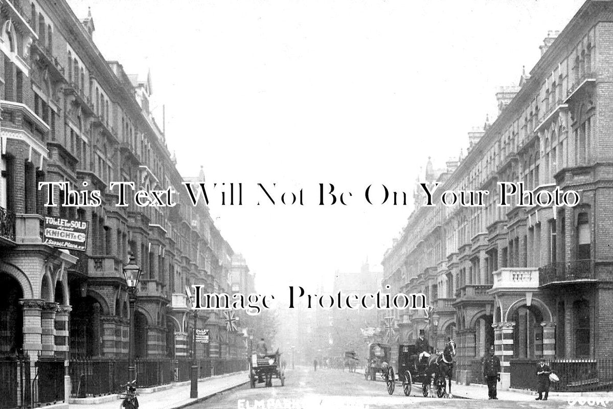 LO 6132 - Elm Park Gardens, Chelsea, London c1905