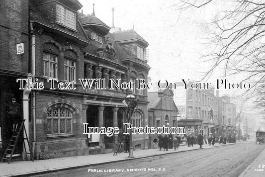 LO 6137 - Public Library, Knights Hill, London