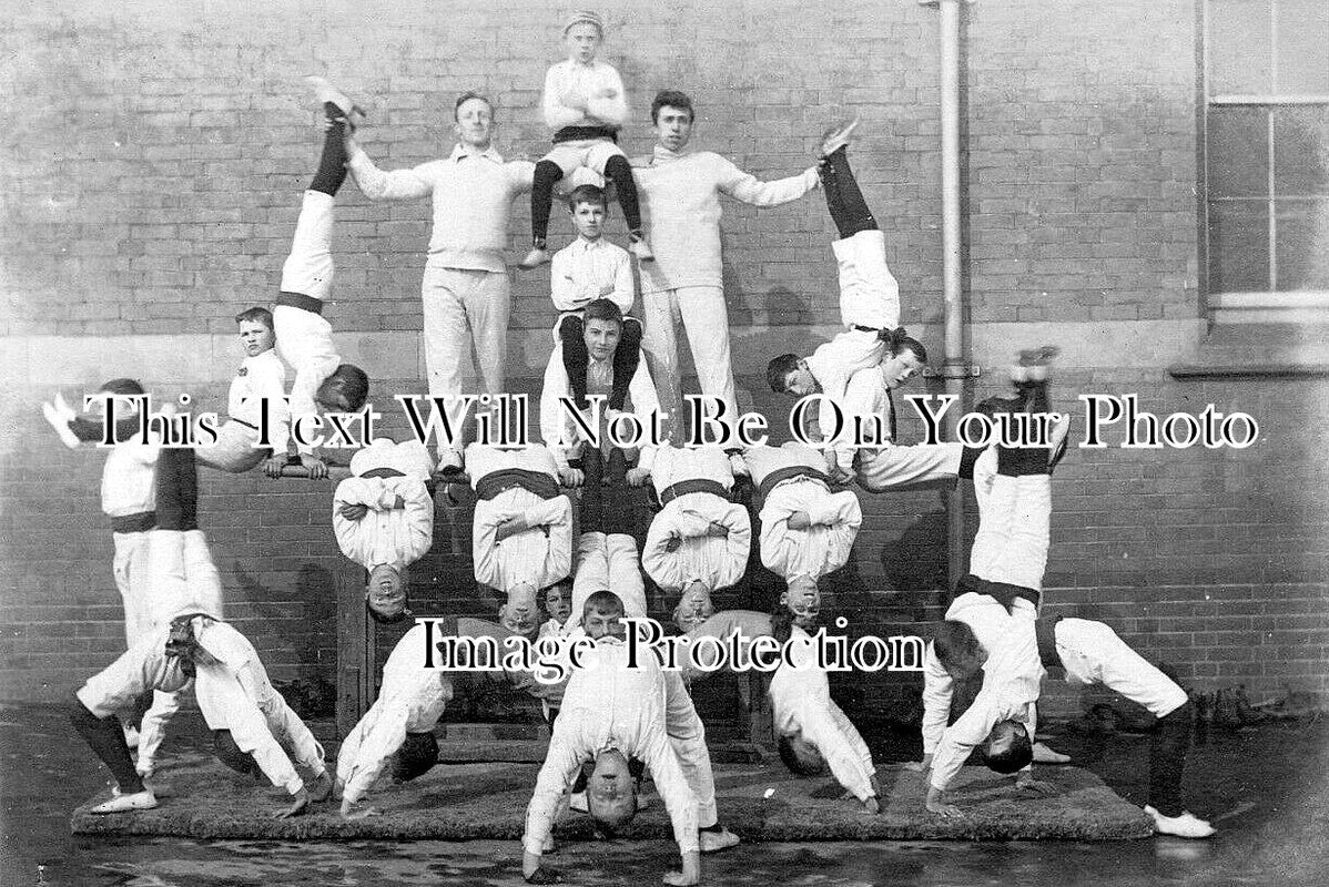 LO 6141 - Gymnastics Pyramid, South Norwood, London c1909