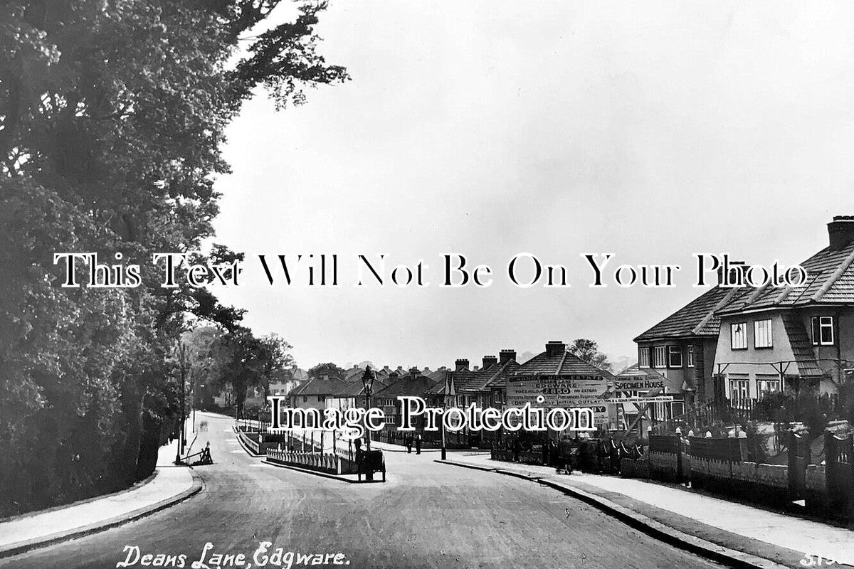 LO 6165 - Deans Lane, Edgware, London c1930