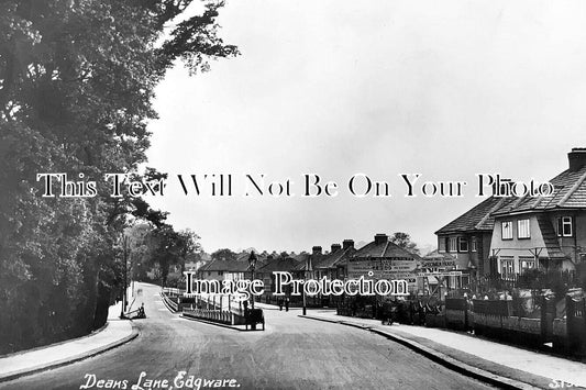 LO 6165 - Deans Lane, Edgware, London c1930