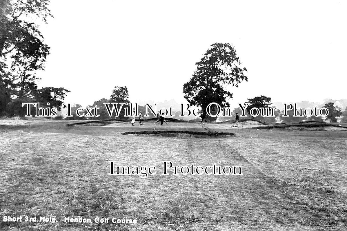 LO 6173 - Short 3rd Hole, Hendon Golf Course, London