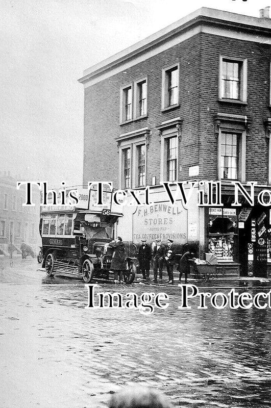 LO 6189 - General Motor Bus To Benwell Railway Station, London