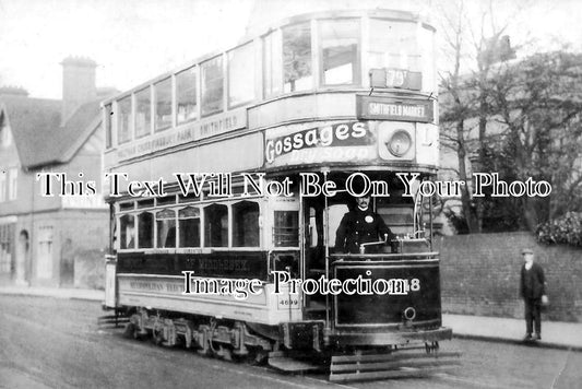 LO 6204 - Metropolitan Electric Tram Car, Smithfield Market, London