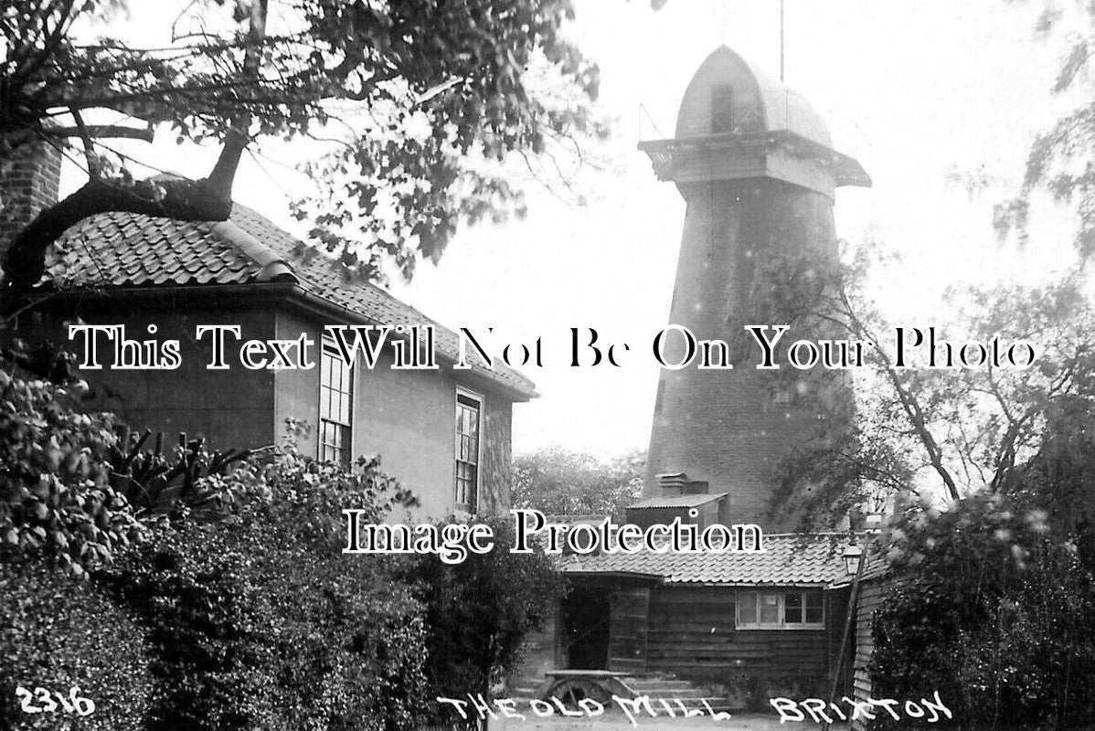 LO 6265 - The Old Mill, Brixton, London c1912