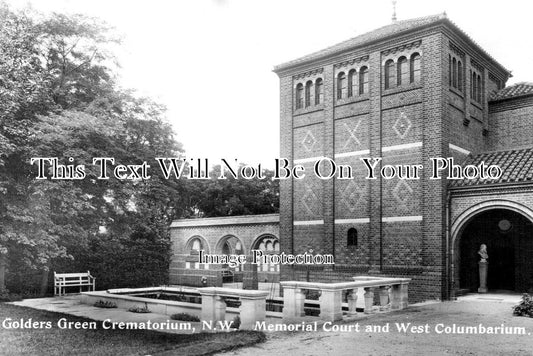 LO 6301 - Golders Green Crematorium, London