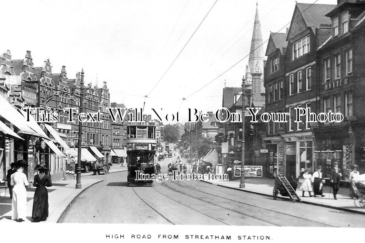 LO 6311 - High Road From Stratham Railway Station, London
