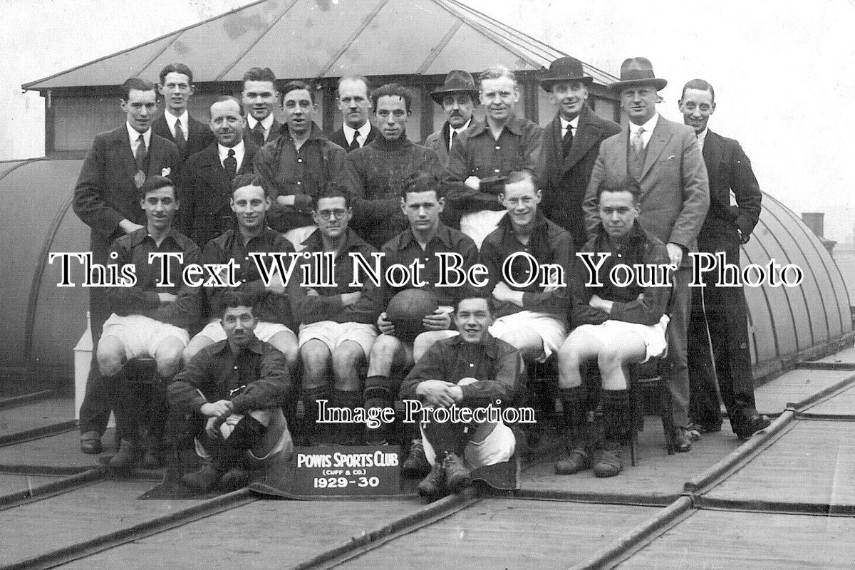 LO 6321 - Powis Sports Club Football Team, Woolwich, London