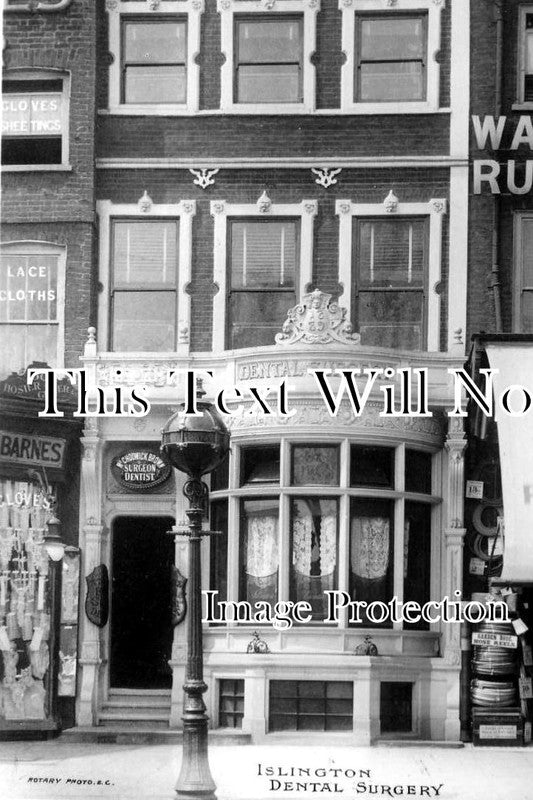 LO 633 - C Brown Dentist Surgery, Islington, London c1907
