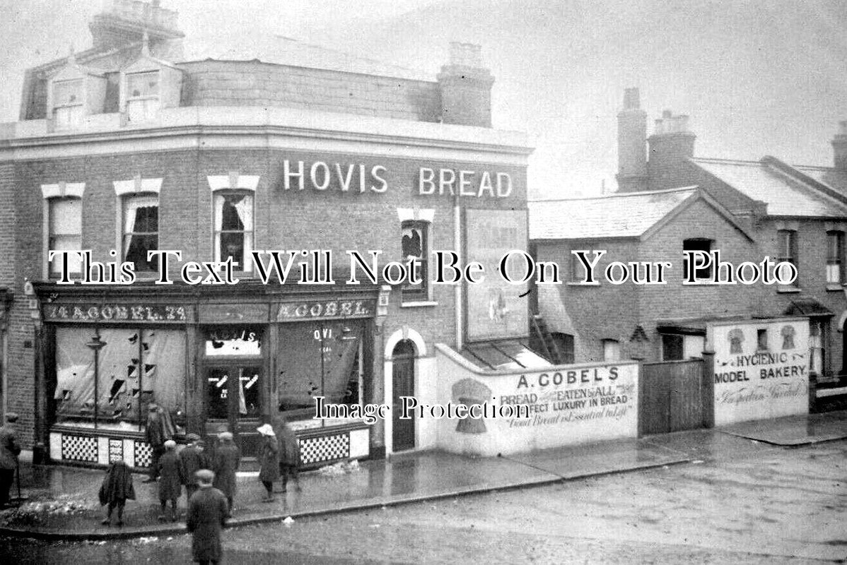 LO 6362 - Vandalised German Shop, Forest Gate, London WW1 War