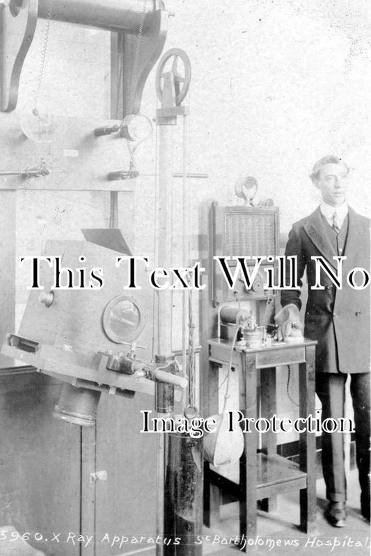 LO 674 - St. Bartholomews Hospital, X-Ray Apparatus, London c1909