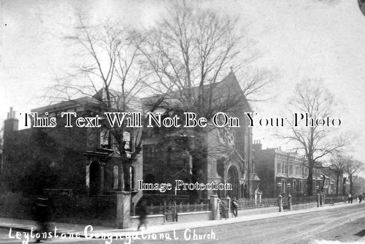 LO 694 - Leytonstone Congregational Church, East London c1906