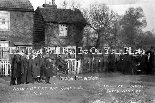 LO 695 - Tottenham Anarchist Outrage, Jacob Lepidus, London 1909