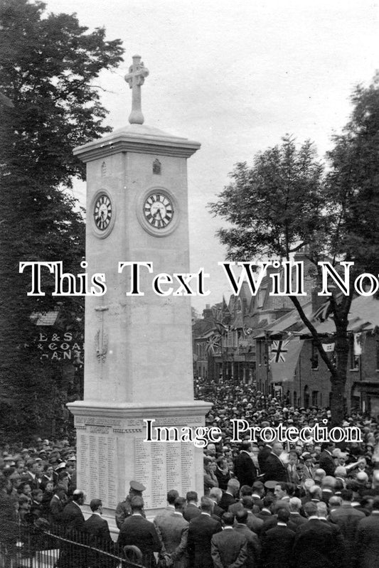 LO 712 - WW1 War Memorial Unveiling, Isleworth, London 1922