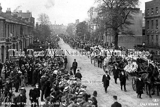 LO 732 - Funeral Parade For Sir George Livesey, Old Kent Road, Peckham, London