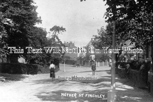 LO 763 - Nether Street, Finchley, London c1912