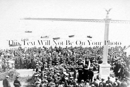 LO 803 - The Unveiling Of Felixstowe War Memorial, Suffolk WW1